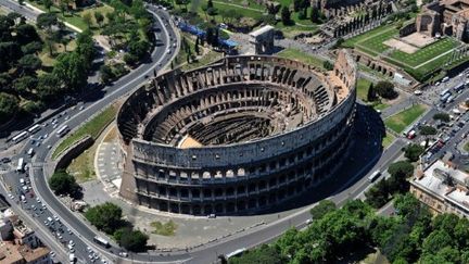 Vue aérienne du Colisée de Rome (11/05/2011) (AFP / STR)