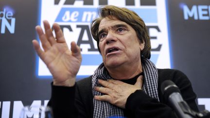 Bernard Tapie, le 12 mars 2014 &agrave; Marseille (Bouches-du-Rh&ocirc;ne). (FRANCK PENNANT / AFP)