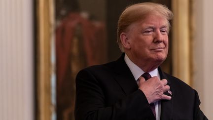 Le président américain, Donald Trump, le 16 novembre 2018 à la Maison Blanche, à Washington (Ettas-Unis).&nbsp; (CHERISS MAY / NURPHOTO / AFP)