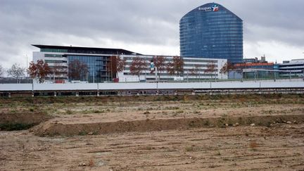 Le site du futur si&egrave;ge du minist&egrave;re de la D&eacute;fense, dans le 15e arrondissement de Paris, le 7 d&eacute;cembre 2011.&nbsp; (MARTIN BUREAU / AFP)