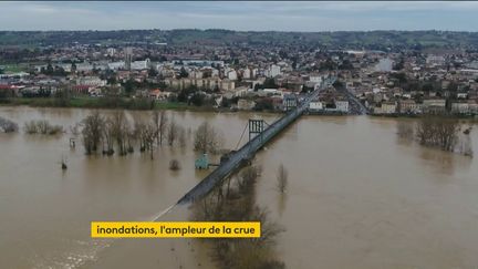 Les crues dans le Lot-et-Garonne (FRANCEINFO)