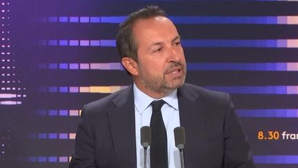 Sébastien Chenu, vice-président du RN, invité du 8.30 franceinfo du vendredi 13 septembre 2024 (FRANCEINFO / RADIOFRANCE)