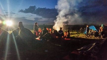 &nbsp; (Les réfugiés du camp d'Idomeni © RF / Antoine Giniaux)