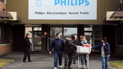 Sur le site de Philips à Dreux (AFP - Alain Jocard)