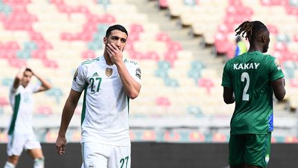 L'Algérie, tenante en titre de la CAN, a été tenue en échec (0-0) par le Sierra Leone, lors de cette première rencontre du groupe E. (CHARLY TRIBALLEAU / AFP)