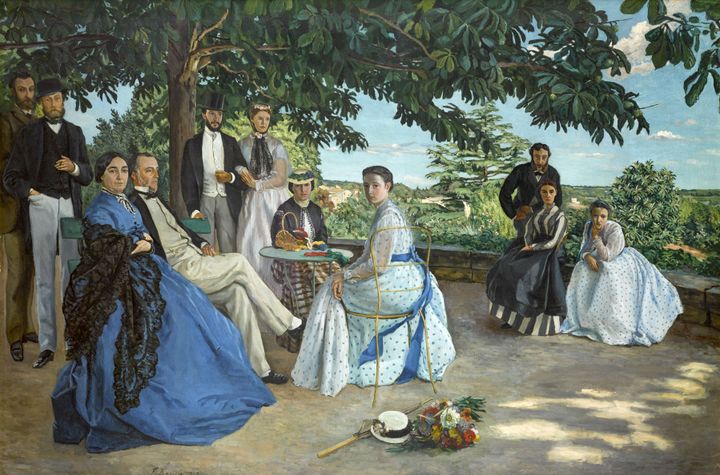 Frédéric Bazille, "La Réunion de famille", 1867, Paris, musée d'Orsay - service de presse Musée d'Orsay
 ( Photo musée d’Orsay, Dist. RMN-Grand Palais / Patrice Schmidt)