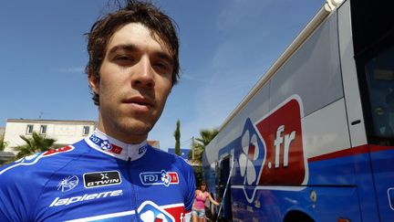 Thibaut Pinot (FDJ.fr), l'un des nouveaux leaders du cyclisme français (PASCAL GUYOT / AFP)