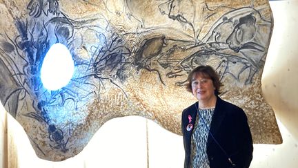 Carole Fritz, archéologue, directrice de l'équipe de recherche de la grotte Chauvet depuis 2018. (VALERIE GAGET / FRANCEINFO CULTURE)