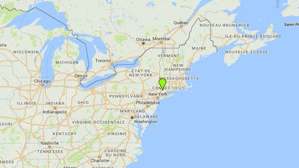 La patiente a été opérée dans l'hôpital de Danbury, dans le Connecticut (nord-est des Etats-Unis).&nbsp; (GOOGLE MAPS)