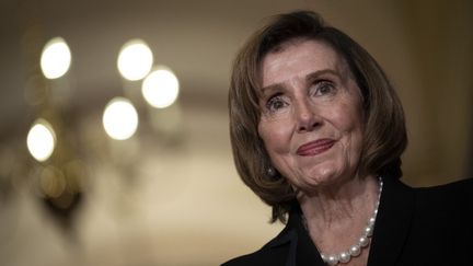 La cheffe des démocrates à la Chambre des représentants, Nancy Pelosi, le 5 octobre 2022. (DREW ANGERER / GETTY IMAGES NORTH AMERICA / AFP)