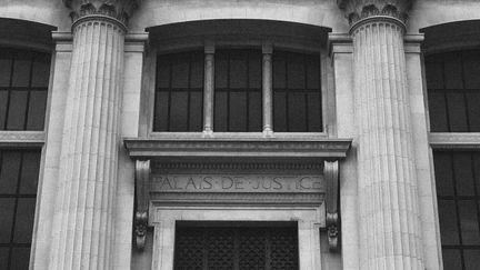 Le Palais de justice de Paris photographié par David Fritz-Goeppinger, lors du procès des attentats du 13-Novembre. (DAVID FRITZ-GOEPPINGER POUR FRANCEINFO)