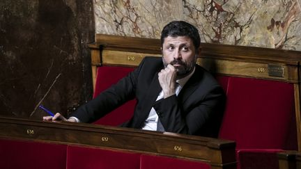 Jean-Felix Acquaviva,&nbsp;le 4 avril 2018, à l'Assemblée nationale. (VINCENT ISORE / MAXPPP)