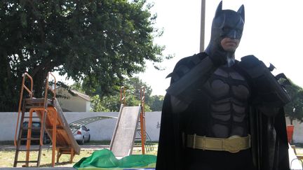 &nbsp; (Batman est devenu le symbole de la contestation sociale au Brésil © RF/GA)