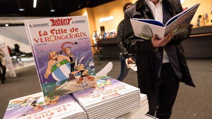 Sortie mondiale du 38e album d'Asterix à Paris. "Astérix et la fille de Vercingétorix", le 24 Octobre 2019. (MAXPPP)