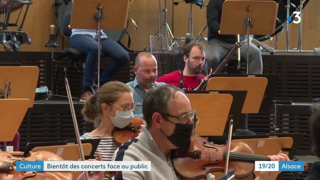 Après presque 8 mois de fermetures et quelques concerts virtuels, l'Orchestre philharmonique de Strasbourg retrouvera enfin son public jeudi 20 mai. Au programme : 70 musiciens pour 1h30 d'e Hymne à la vie, un mélange de symphonies de Mozart, Greenwood et Sibelius.
