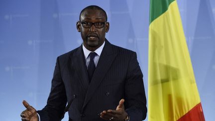 Le ministre malien des Affaires étrangères, Abdoulaye Diop, à Berlin, le 15 octobre 2015.&nbsp; (TOBIAS SCHWARZ / AFP)