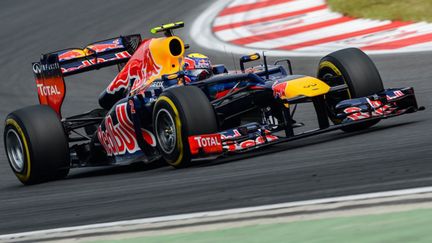 Mark Webber (Red Bull) a décroché la pole en Corée du Sud (PHILIPPE LOPEZ / AFP)