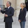 François Bayrou et Marielle de Sarnez, le 25 juin 2016 à l'Elysée. (GEOFFROY VAN DER HASSELT / AFP)