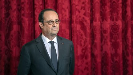 Le président François Hollande à l'Élysée, le 16 janvier 2017. 

 (EPA POOL / AFP)