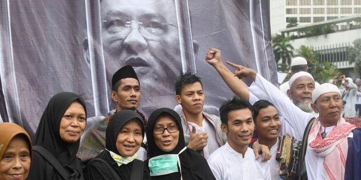 Jakarta, le 2 décembre 2016: manifestation contre le gouverneur Ahok. (GOH CHAI HIN / AFP)