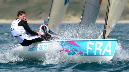 Le Fran&ccedil;ais Jonathan Lobert, le 30 juillet 2012 au JO de Londres. (WILLIAM WEST / AFP)