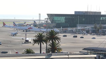 L'aéroport de Nice (Alpes-Maritimes). (VALERY HACHE / AFP)