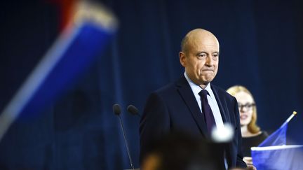 Alain Juppé en meeting à Toulouse, le 22 novembre 2016. (FREDERIC LANCELOT / AP / SIPA)