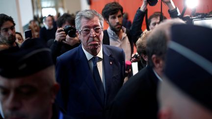 Patrick Balkany, maire de Levallois-Perret, au tribunal de Paris, le 13 mai 2019. (BENOIT TESSIER / REUTERS)