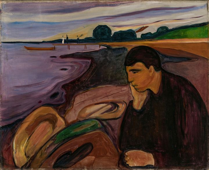 Edvard Munch, "Mélancolie", 1894-1896, Bergen, KODE Art Museums and Composer Homes&nbsp; (© Dag Fosse / KODE)