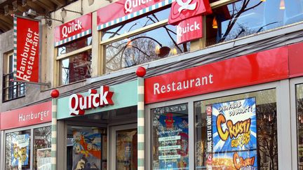 &nbsp; (Si l'acquisition aboutit, les 509 restaurants Quick de France passeront sous enseigne Burger King © MaxPPP)