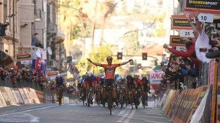 Vincenzo Nibali, vainqueur de Milan - San Remo 2018 (MARCO BERTORELLO / AFP)