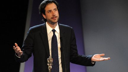 Antonin Baudry au Festival de San Sebastian reçoit le Prix du meilleur scénario pour "Quai d'Orsay" en septembre 2013
 (RAFA RIVAS / AFP)