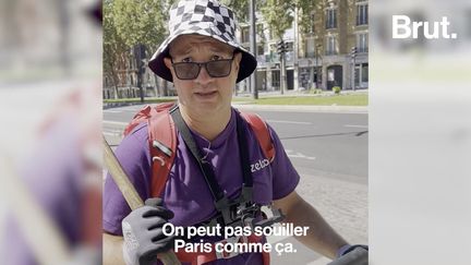 Ludovic est éboueur pour la mairie de Paris et pendant ses vacances, il a décidé de faire le tour de sa ville pour ramasser les déchets et faire de la sensibilisation. Brut l’a suivi pour une journée.