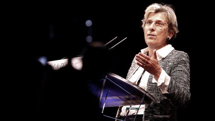 Marie-Noëlle Lienemann à Reims, le 9 septembre 2016. (FRANCOIS NASCIMBENI / AFP)