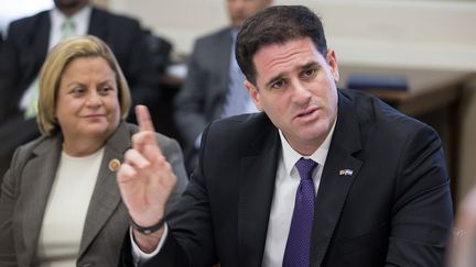 L'ambassadeur isra&eacute;lien&nbsp;Ron Dermer, le 11 juillet 2014 &agrave; Washington (Etats-Unis).&nbsp; (JOSHUA ROBERTS / REUTERS)