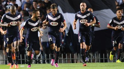 Les Girondins à l'unisson (NICOLAS TUCAT / AFP)