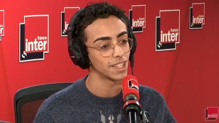 Bilal Hassani, invité sur France Inter le 28 janvier 2019. (FRANCE INTER)