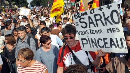 Bordeaux : "Sarko viens tenir mes pinceaux" (AFP/Pierre Andrieu)