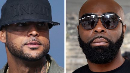 Les rappeurs Booba et Kaaris
 (Dominique Faget / Loïc Venance / AFP)