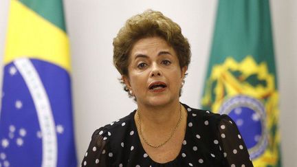 La présidente du Brésil Dilma Roussef, le 25 février 2016. (DIDA SAMPAIO / ESTADAO CONTEUDO / Agência Estado)