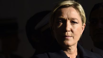 Marine Le Pen, pr&eacute;sidente du Front national, &agrave; Paris, le 25 septembre 2014. (ERIC FEFERBERG / AFP)