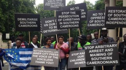 Manifestation d'indépendantistes au Cameroun. (Journal du Cameroun)