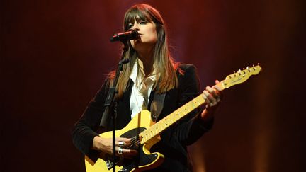 Clara Luciani à Radio France pour un concert pop en septembre 2019. (RADIO FRANCE / CHRISTOPHE ABRAMOWITZ / SERVICE PHOTOS)