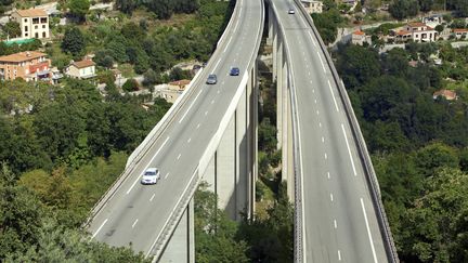 L'autoroute A8 &agrave; hauteur de Menton dans les Alpes-Maritimes. (MOIRENC CAMILLE / HEMIS.FR / AFP)