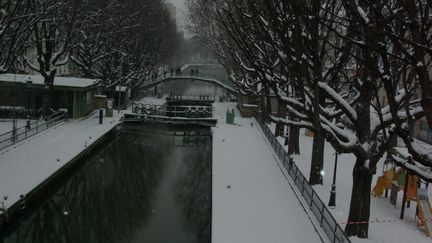 Canal Saint-Martin &agrave; Paris. (PHILIPPE HOUTTEVILLE)