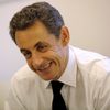 L'ancien pr&eacute;sident de la R&eacute;publique, Nicolas Sarkozy, lors d'un entretien &agrave; son QG de campagne, le 24 avril 2012 &agrave; Paris. (MAXPPP)