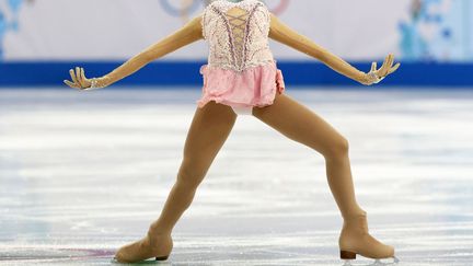 La Chinoise Li Zijun lors du programme libre de patinage artistique aux Jeux olympiques de Sotchi (Russie), le 20 f&eacute;vrier 2014. (ALEXANDER DEMIANCHUK / REUTERS)