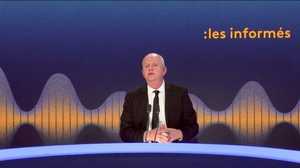 Olivier De Lagarde présente les informés de franceinfo. (FRANCEINFO / RADIOFRANCE)