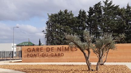 La gare TGV de Nîmes-Pont du Gard. (SYLVIE DUCHESNE / RADIO FRANCE)