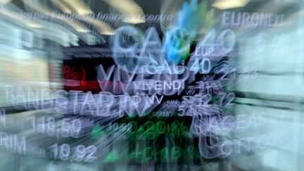 Le Cac 40, principal indice boursier de la Bourse de Paris (photo d'illustration). (ERIC PIERMONT / AFP)